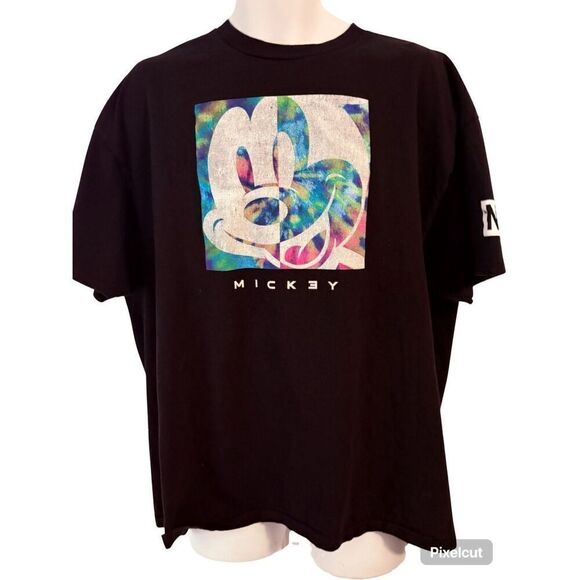 Disney Neff Collab Black Mickey Mouse T-Shirt. Size 2XL - Picture 2 of 7